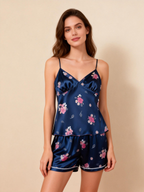 Silky Satin Couple Pajamas ¨C Soft & Shimmery Sleepwear