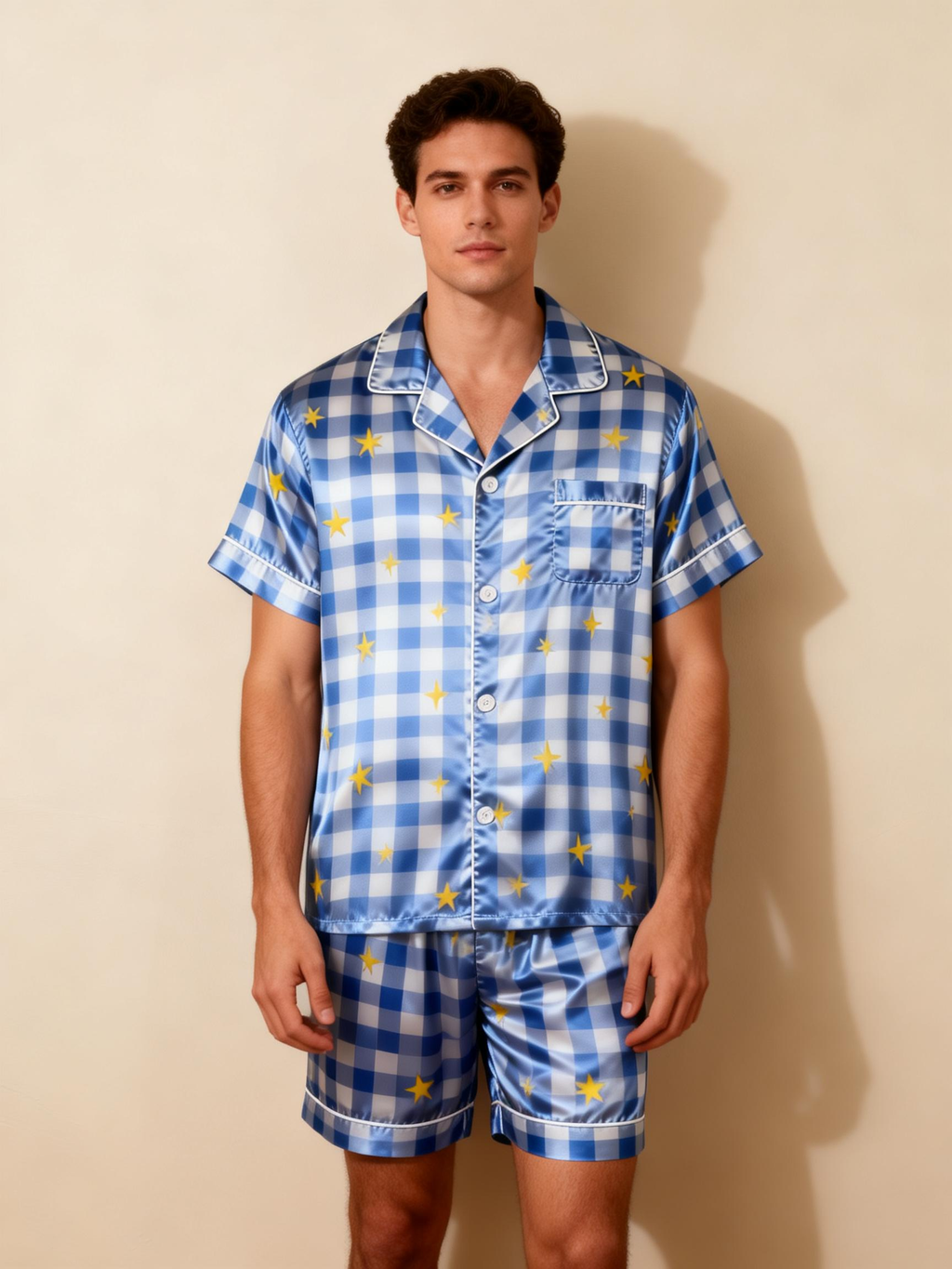 Silky Smooth Sleepwear for Two ¨C Satin Pajama Short Set