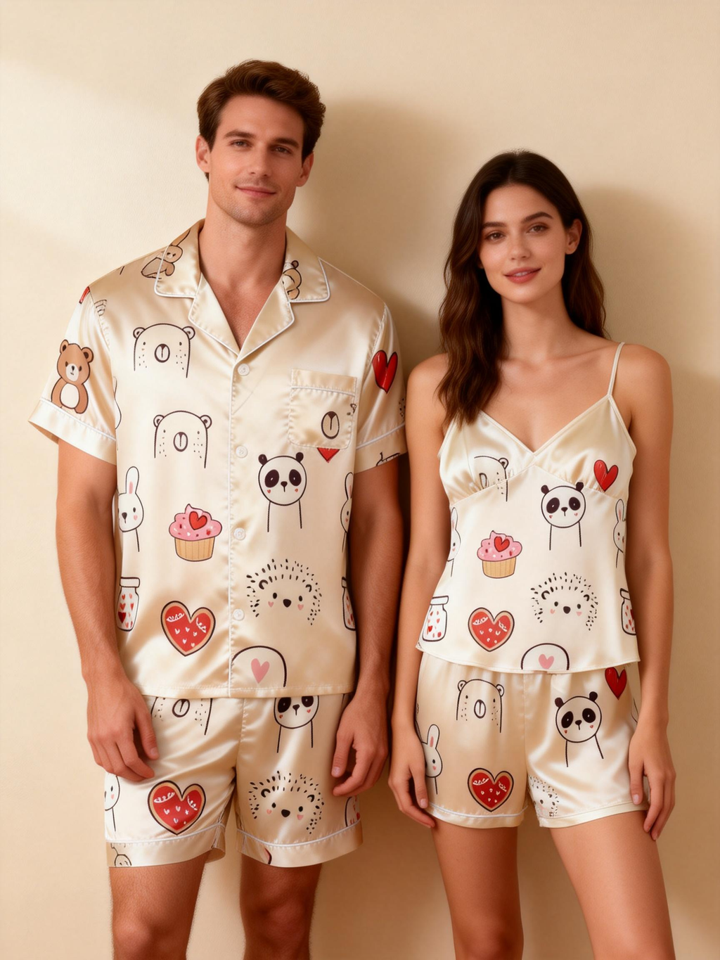 Silky Satin Pajama Set ¨C Perfect Couple Gift Idea