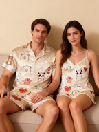 Silky Satin Pajama Set ¨C Perfect Couple Gift Idea