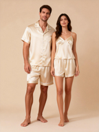 Relaxing Sleepwear: Satin Short Pajamas for Women