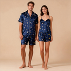 Silky Satin Pajamas for Two ¨C Luxurious Sleep Experience