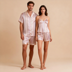 Silky Satin Pajamas for Couples ¨C Light & Breathable