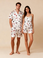Comfortable Satin Short Pajamas for Summer Nights