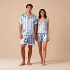 His & Her Silky Satin Pajamas ¨C Matching Sleep Set