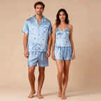 Luxury Satin Pajama Set for Him and Her