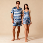 Smooth Silky Satin Pajamas for Couples ¨C Breathable & Soft