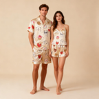 Coordinating Satin PJs for Couples ¨C Summer Sleepwear