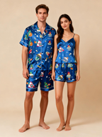 Instagram-Worthy Matching Couple Satin Sleepwear