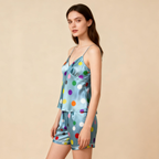 Share the Comfort: Couple Satin Pajamas Set