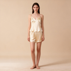 Relaxing Sleepwear: Satin Short Pajamas for Couples