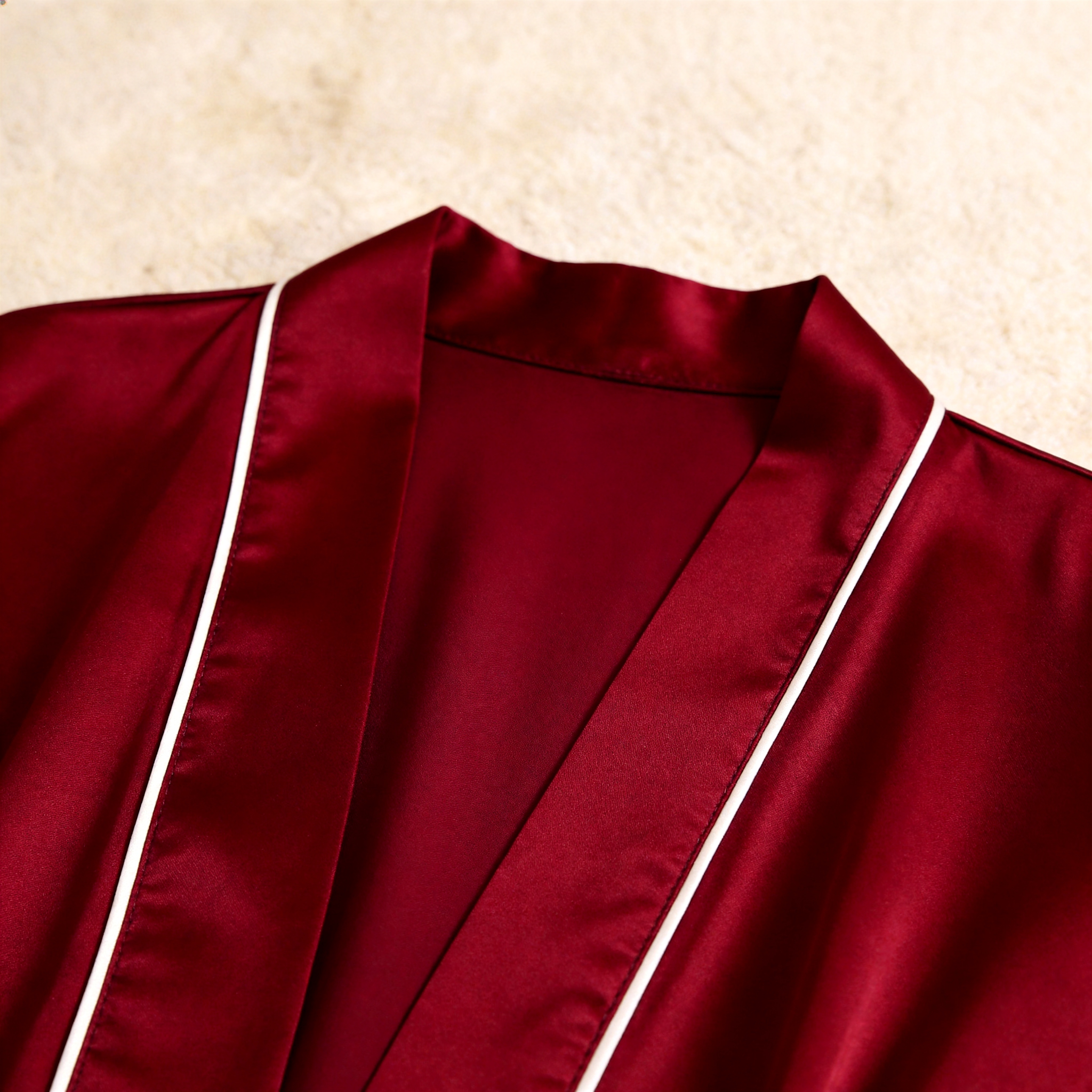 Solid Sage Green Satin 3-Piece Sleepwear Set for Women - Robe, Camisole & Shorts
