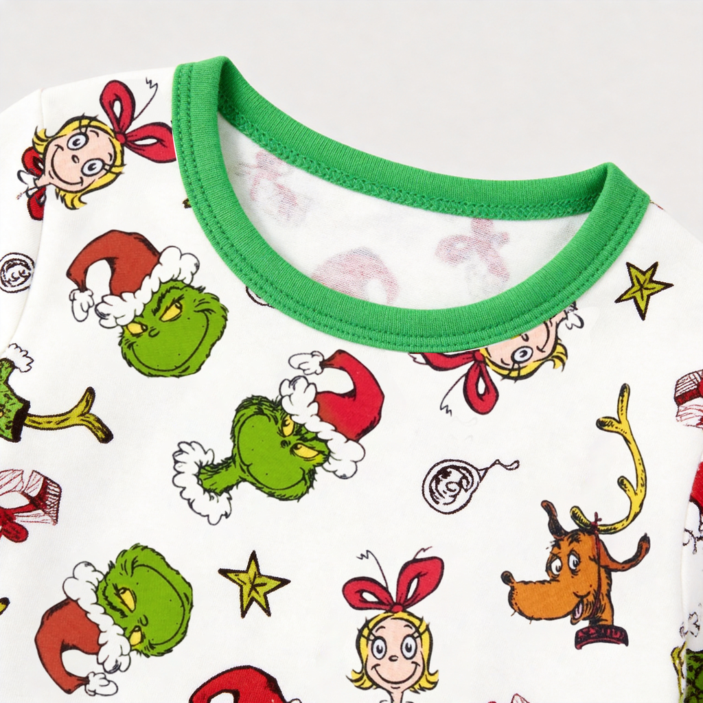 Merry Whatever Grinch Family Pajamas